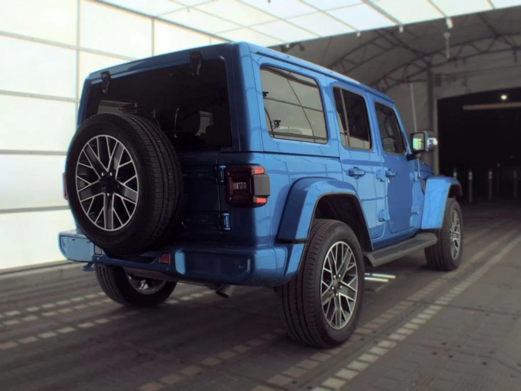 Used 2023 Blue Jeep Sahara 4xe image 2