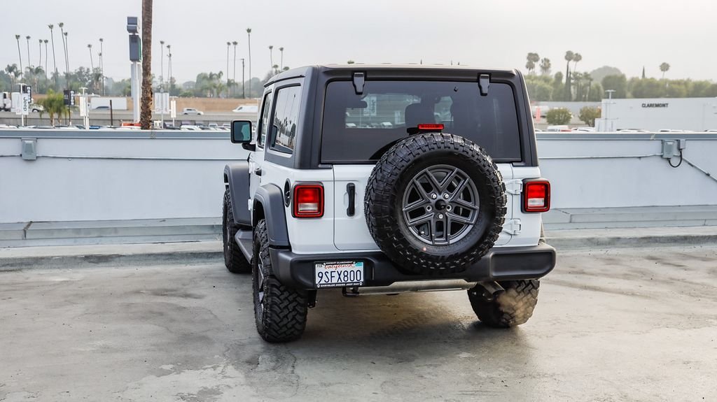 Used 2025 Bright White Clearcoat Jeep Sport S image 7