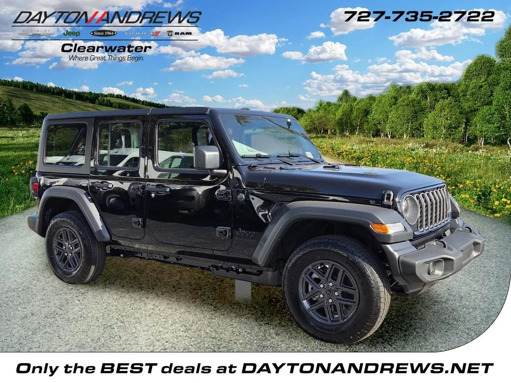 New 2026 Black Clear-Coat Exterior Paint Jeep Sport image 1