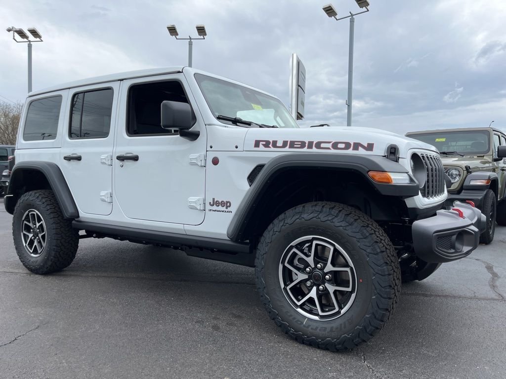 New 2026 Bright White Clear-Coat Exterior Paint Jeep Rubicon image 54