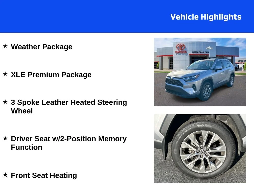 Used 2024 Silver Toyota XLE Premium image 4