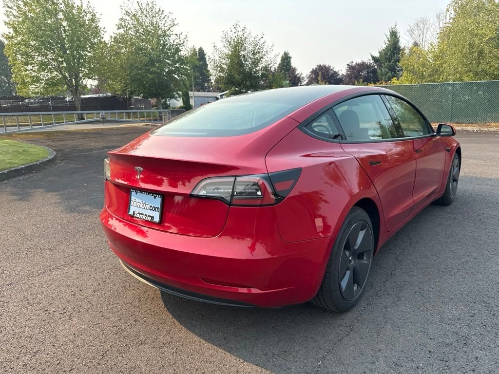 Used 2023 Red Multi-Coat Tesla Base image 7