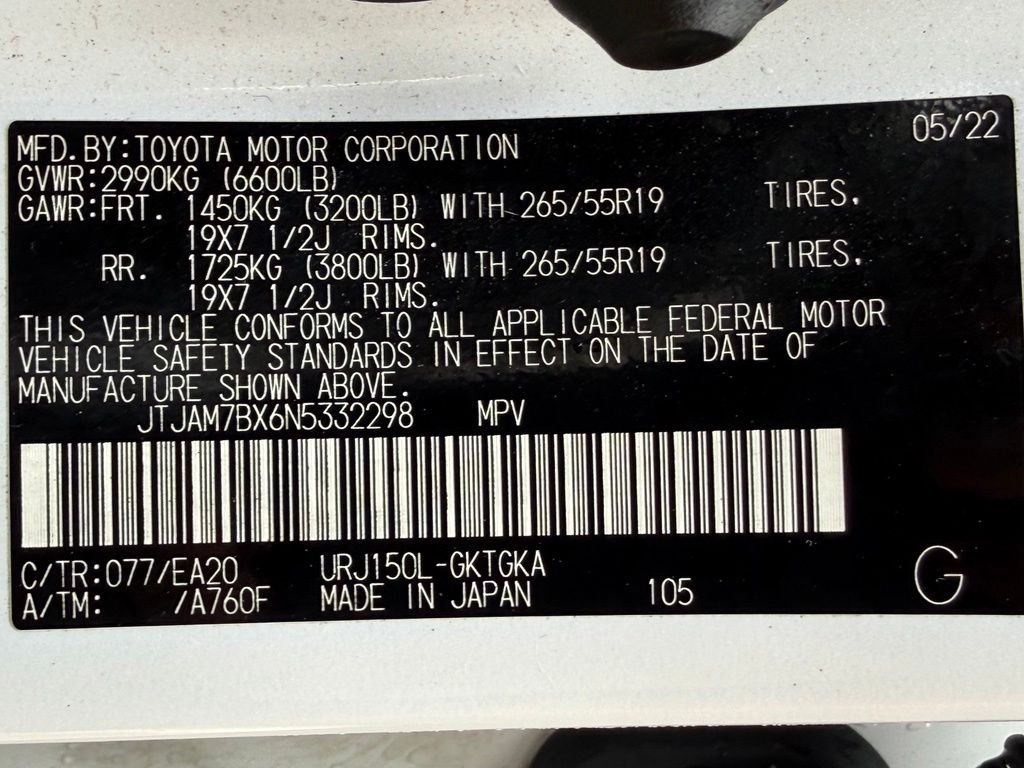 Used 2022 White Lexus 460 image 47