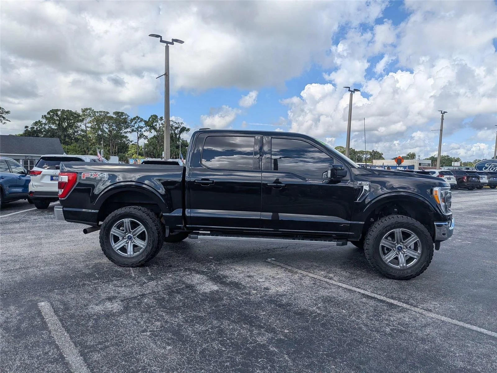Certified Used 2022 Black Ford Lariat image 2
