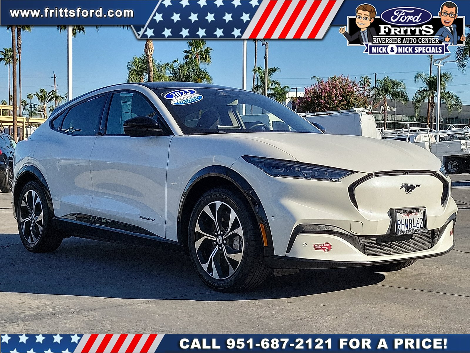 Certified Used 2023 White Metallic Ford Premium image 21