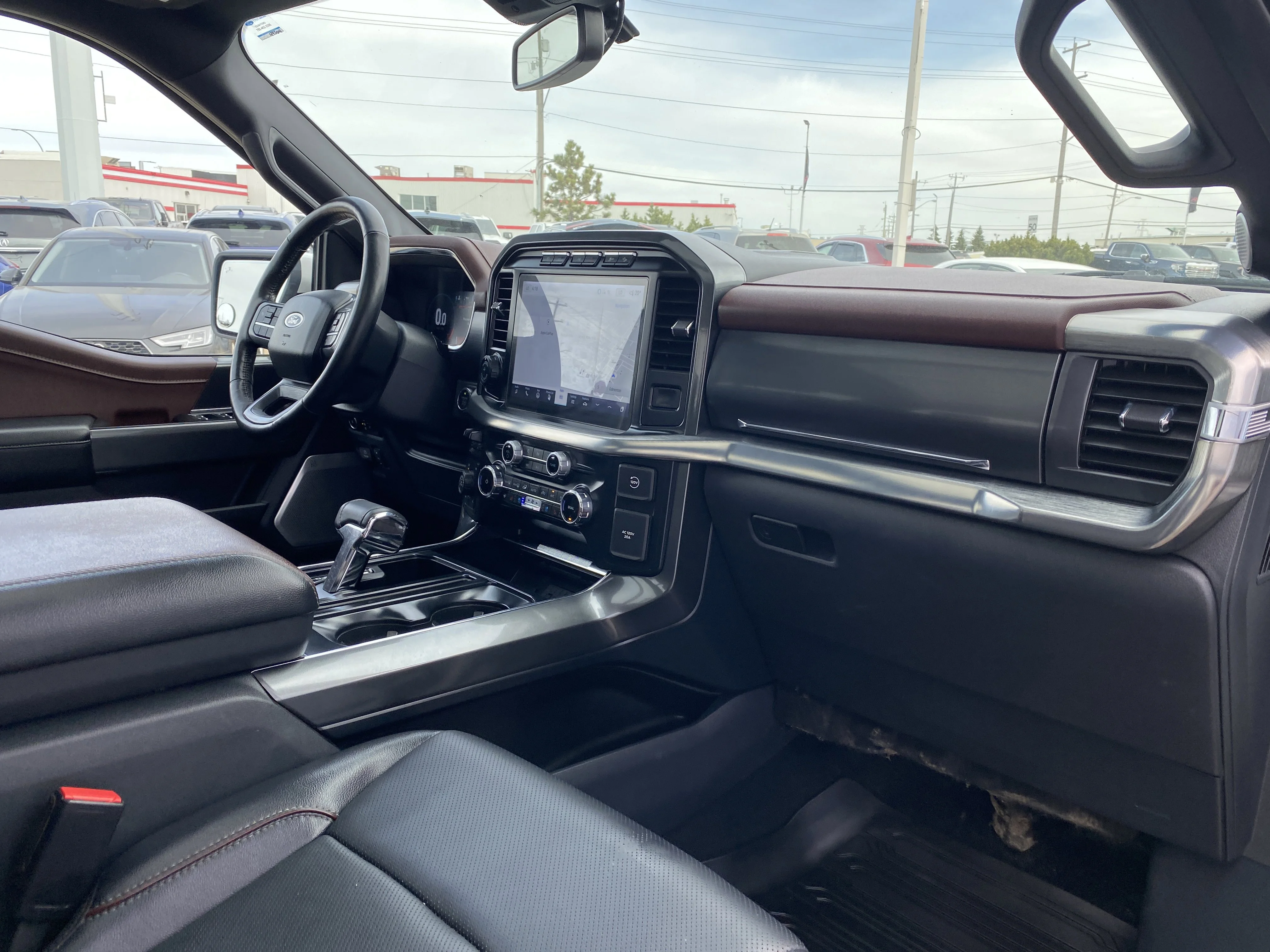 Used 2023 White Ford LARIAT * PANORAMIC SUNROOF * 360 CAMERA * image 21