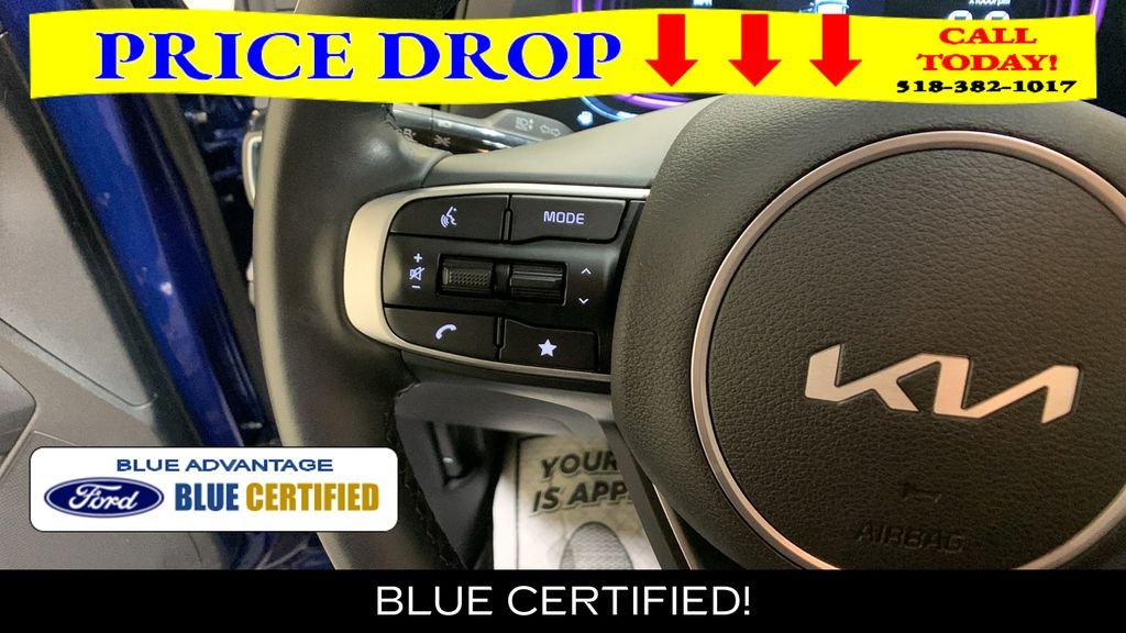 Certified Used 2025 Sapphire Blue Kia EX image 29