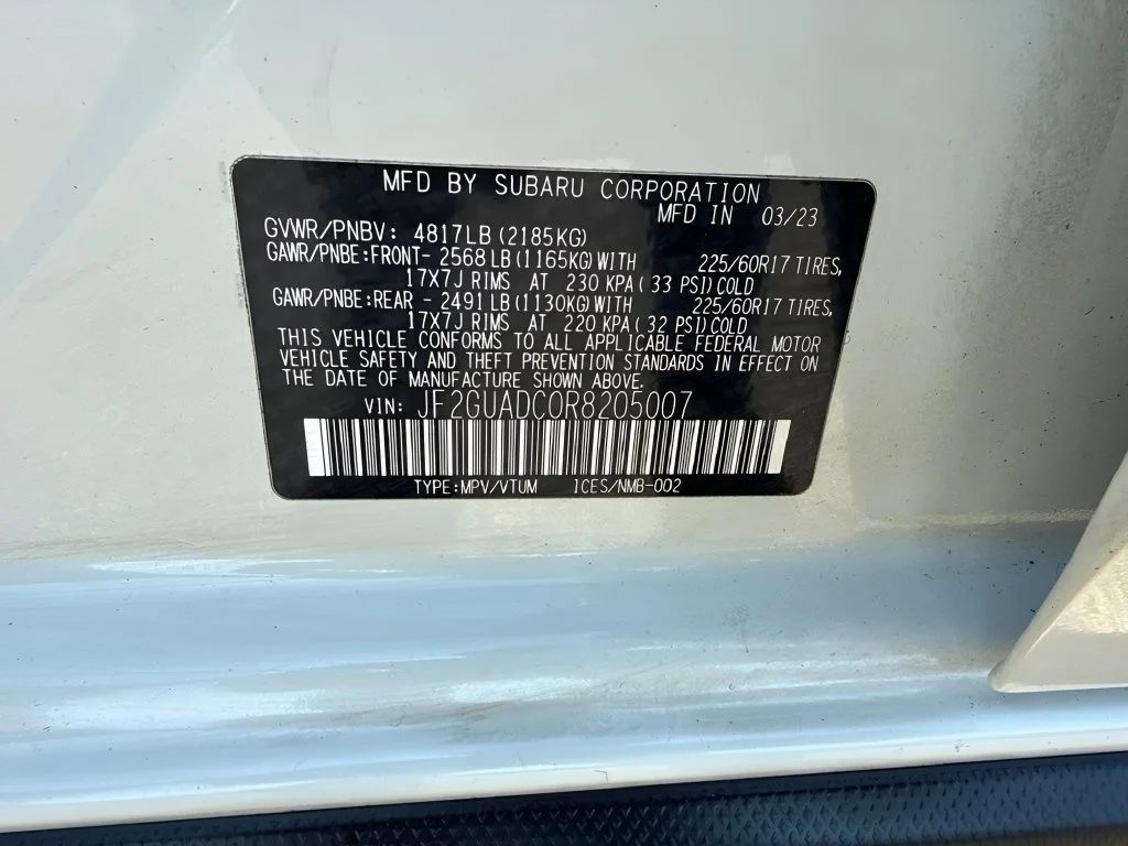 Used 2024 White Subaru Premium image 28