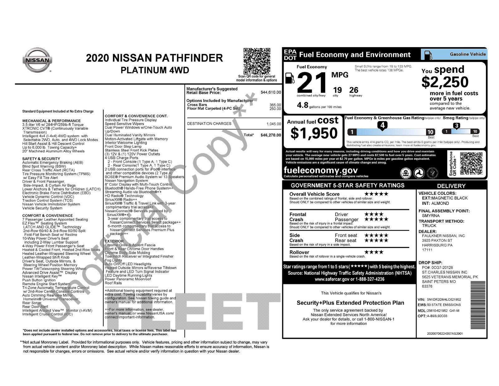 2020 Nissan Pathfinder Platinum - Photo 42