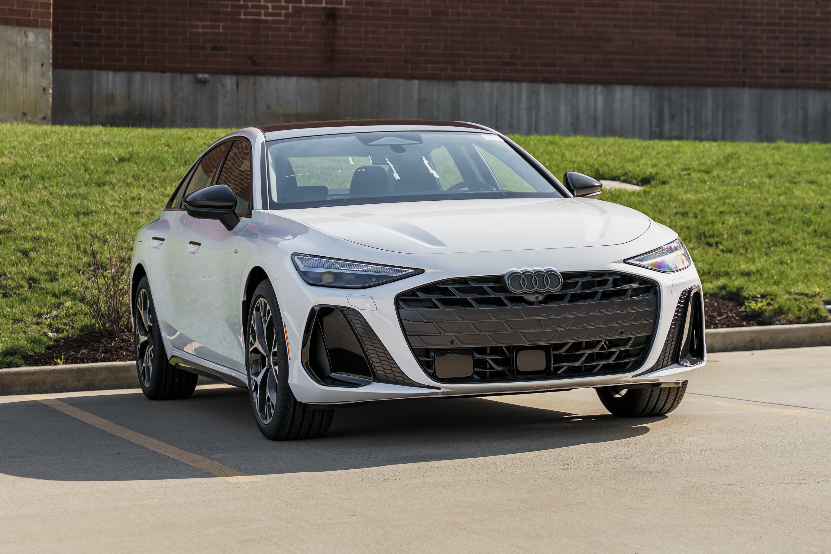 New 2026 Glacier White Metallic Audi Premium Plus image 2
