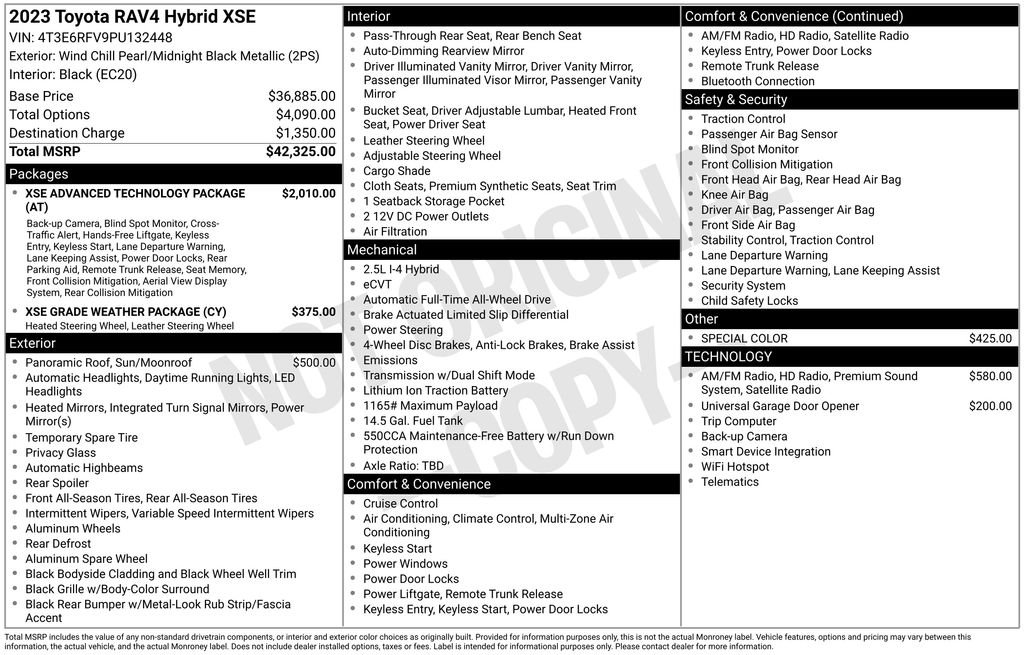 Used 2023 Beige Toyota XSE image 2