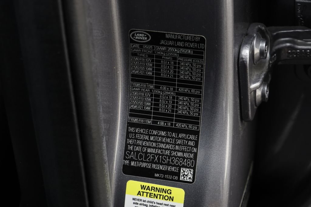 Certified Used 2025 Gray Land Rover SE image 25