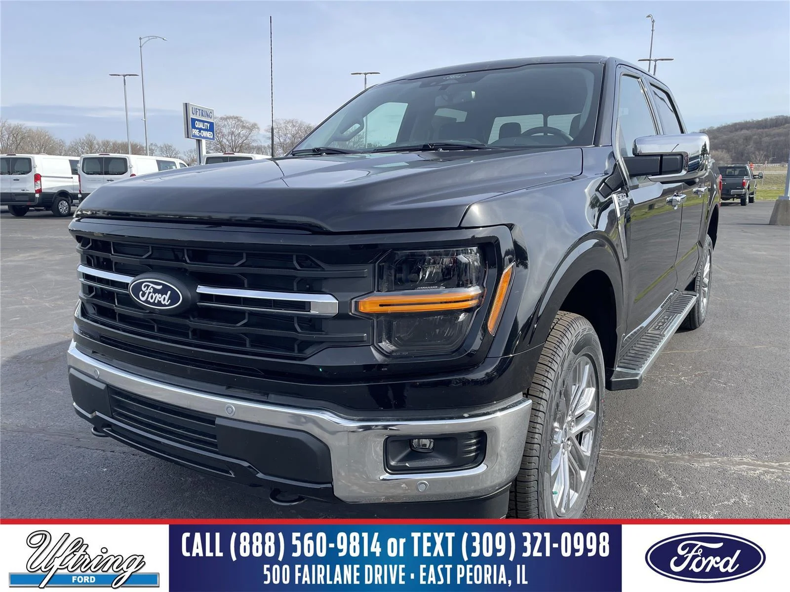 New 2026 Agate Black Metallic Ford XLT image 1