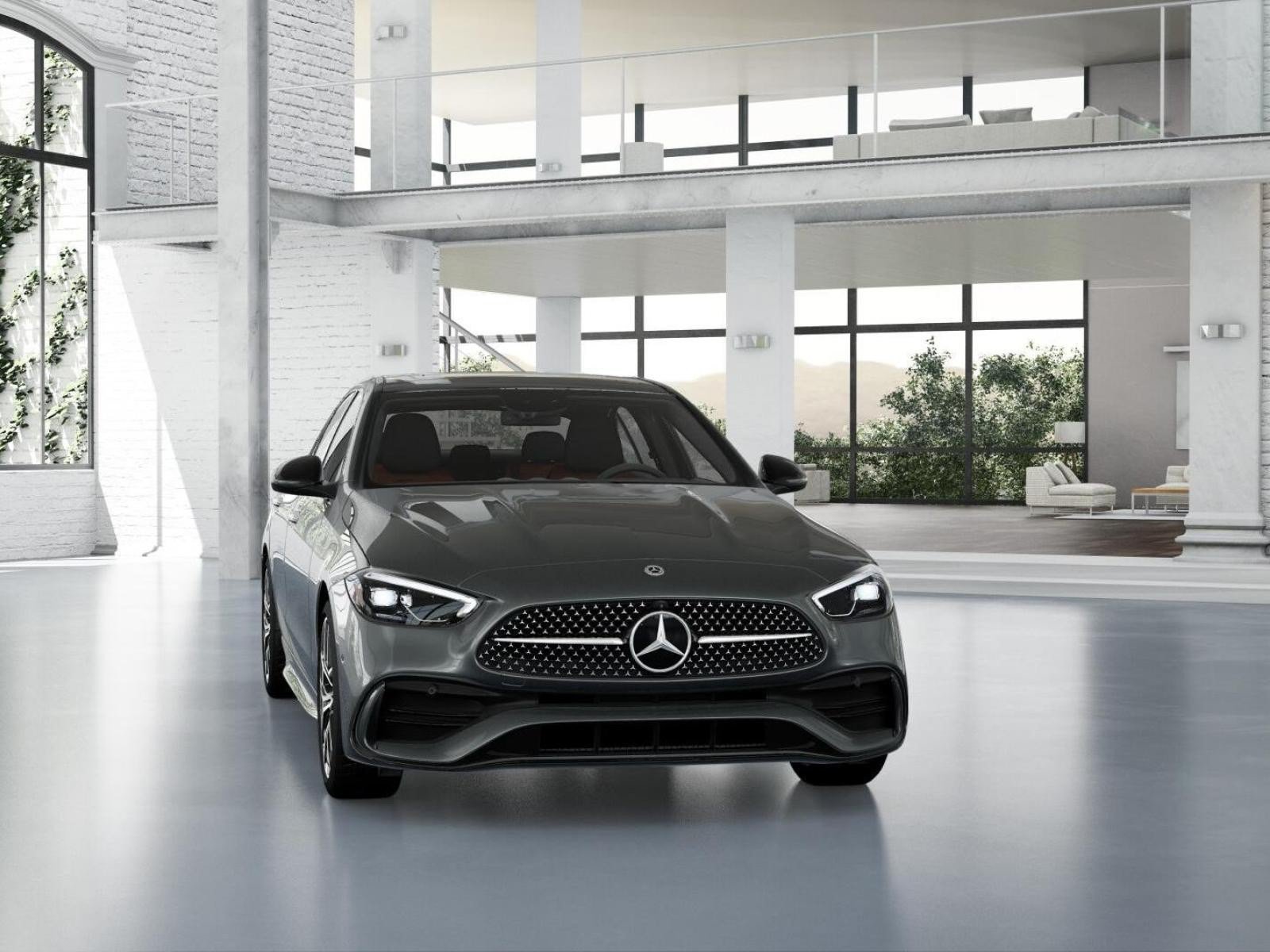 New 2026 Selenite Grey Metallic Mercedes-Benz C 300 4D Sedan image 9