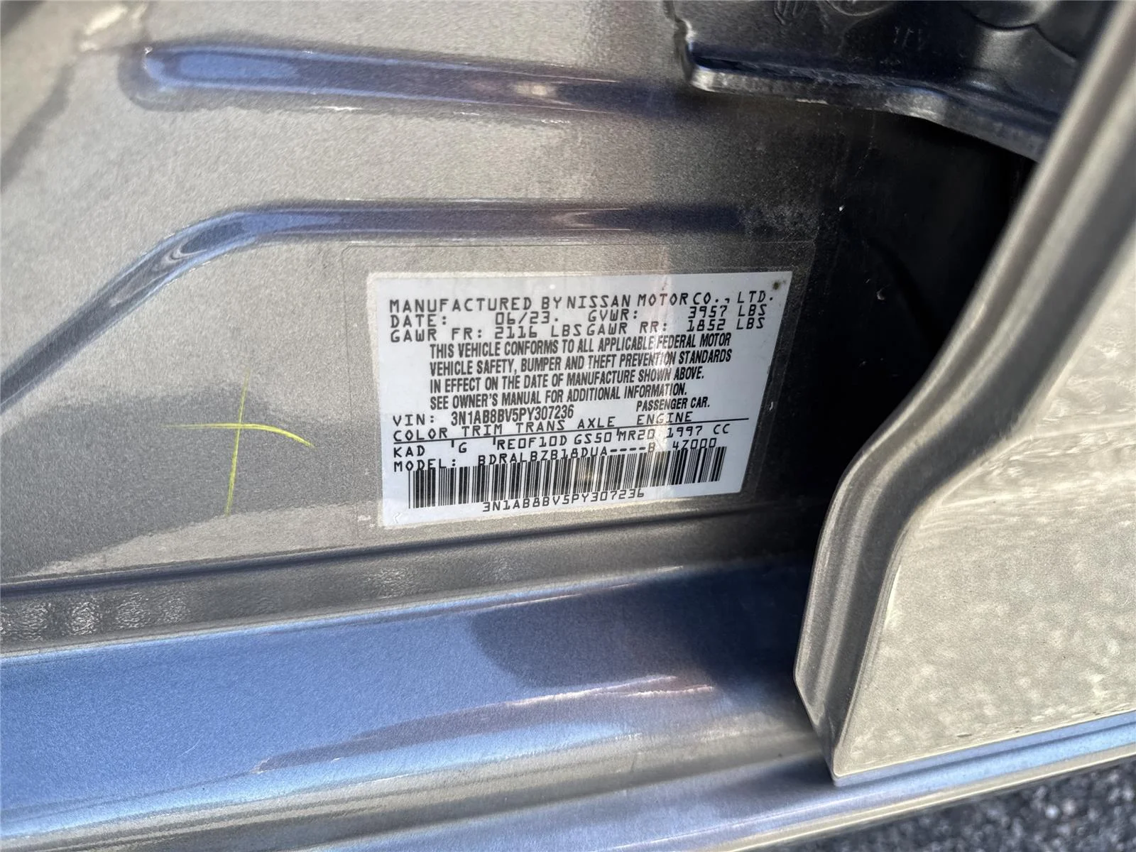Used 2023 Gun Metallic Nissan S image 35