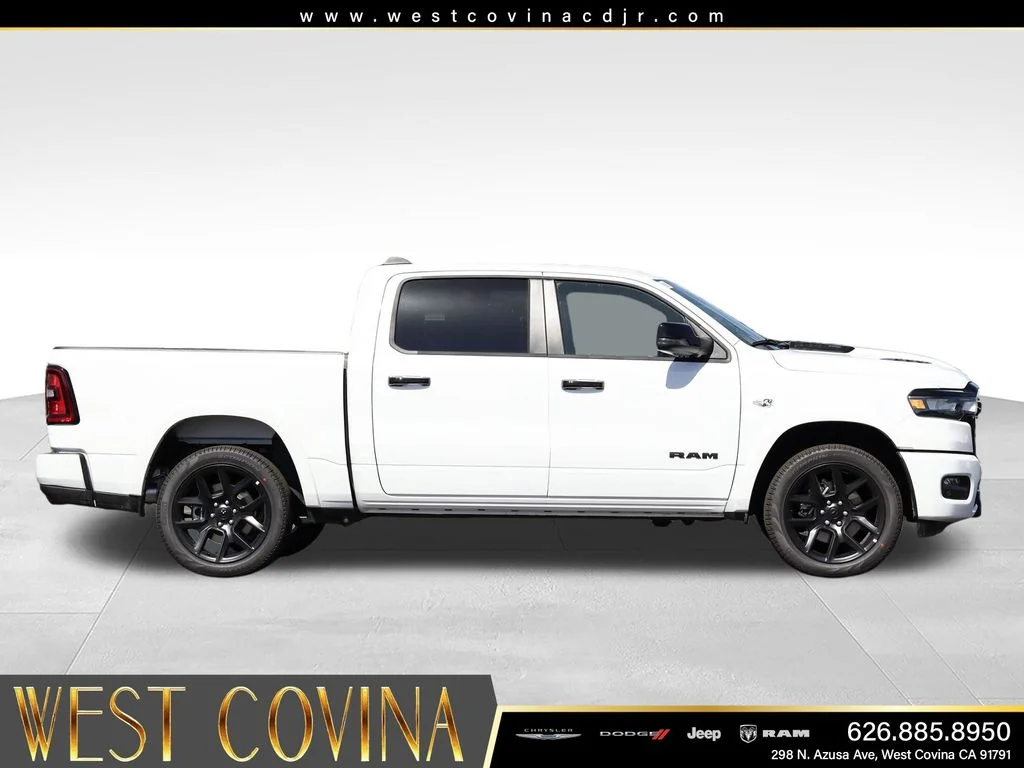 New 2026 Bright White Clear-Coat Exterior Paint RAM Laramie image 4