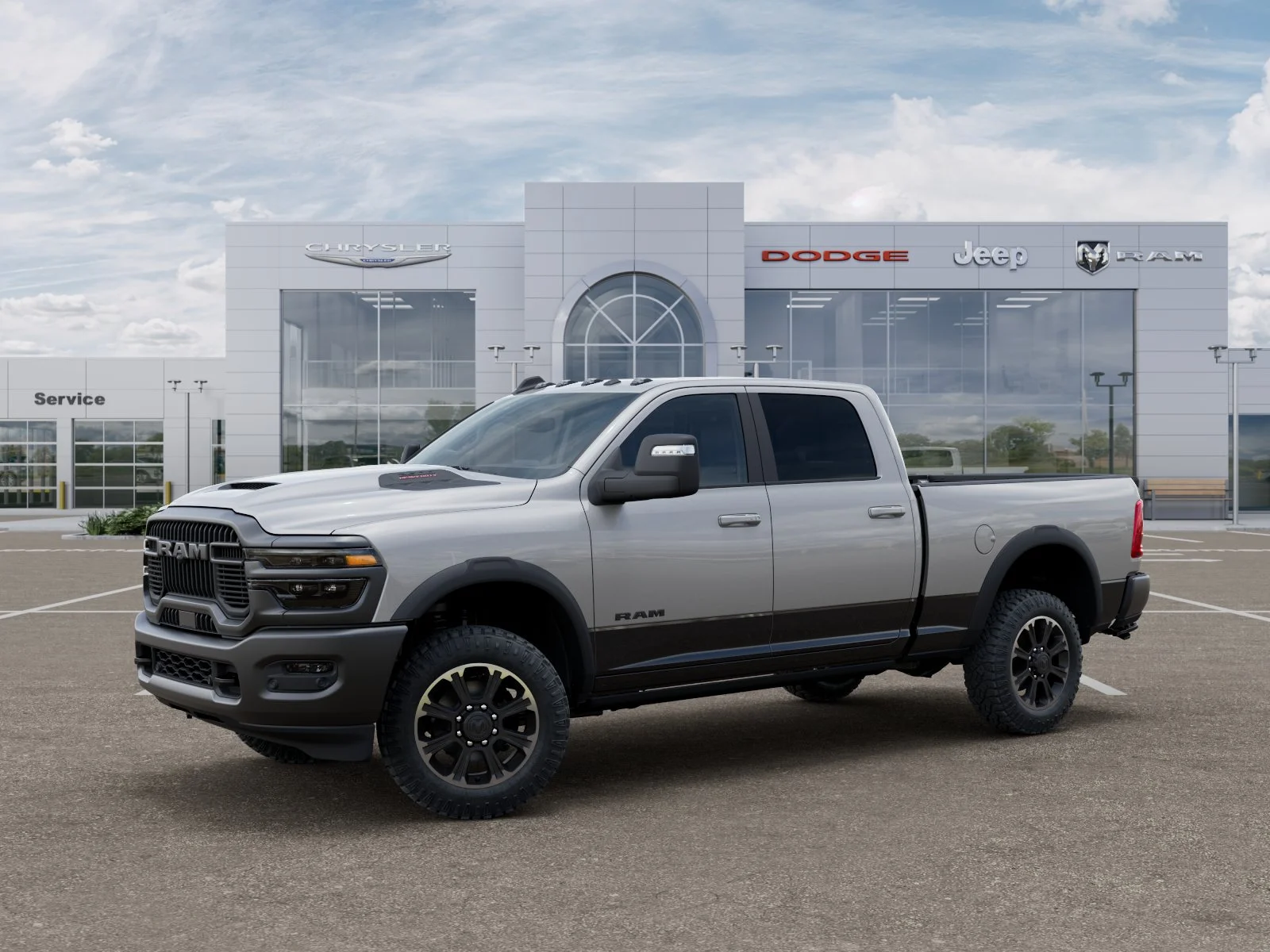 New 2026 Silver-Zynith Exterior Paint RAM Rebel image 46