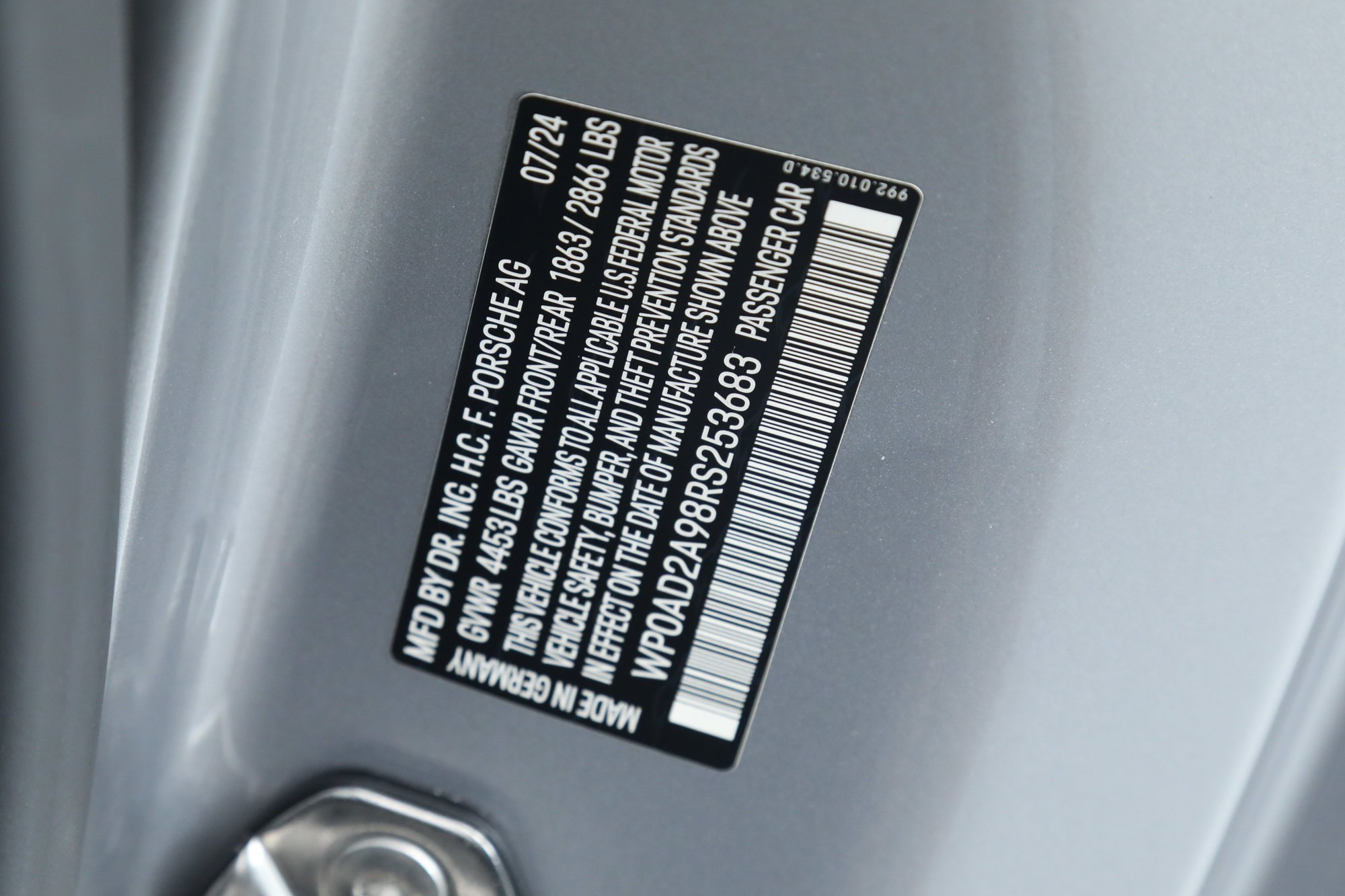 Used 2024 Gray Porsche Turbo S Coupe image 39