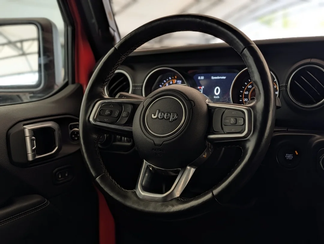 Used 2020 punk n metallic Jeep Sahara - - 4x4 - Leather Seats - Freedom Top - Remote Start & More! image 14