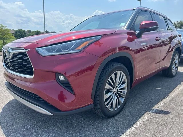 Used 2021 Red Toyota Platinum image 1