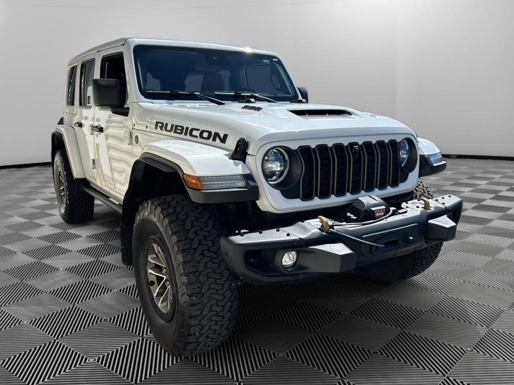 Used 2024 Bright White Jeep Rubicon 392 image 3