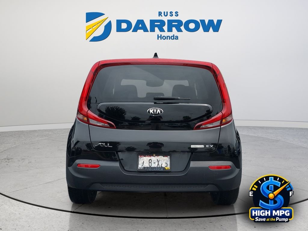 Used 2021 Black Kia EX image 4