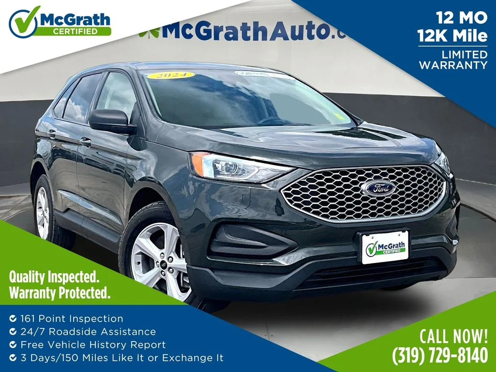 Used 2024 Green Ford SE image 1