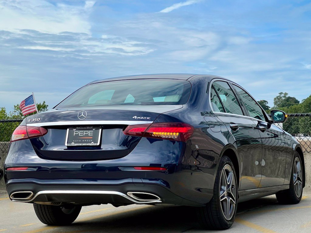 Certified Used 2023 Blue Mercedes-Benz E 350 image 7