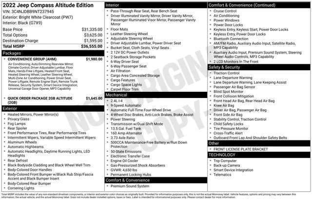 Used 2022 White Jeep Latitude image 31
