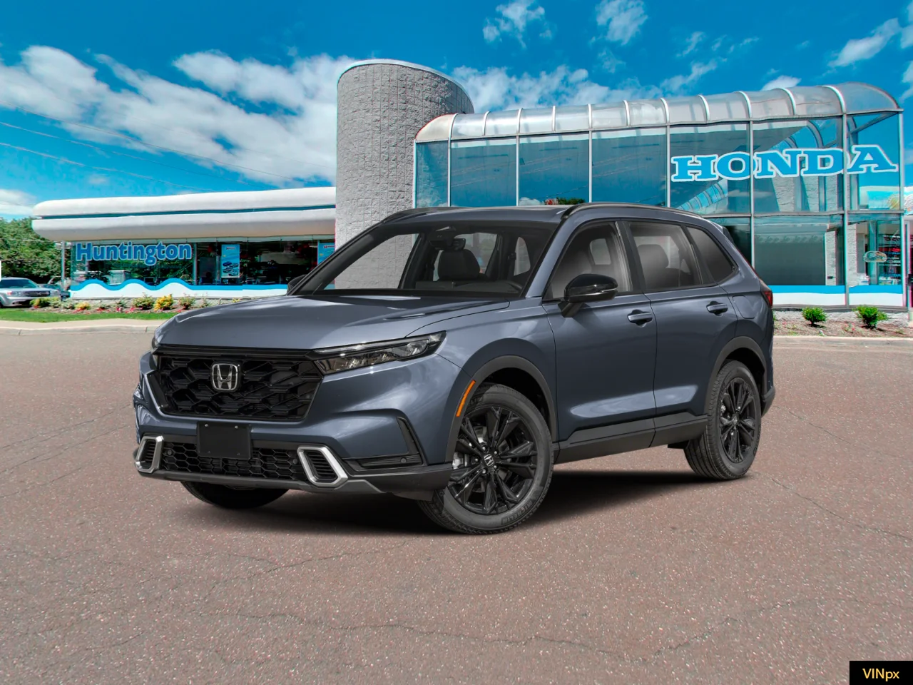New 2026 Meteorite Gray Metallic Honda AWD Sport Touring image 1