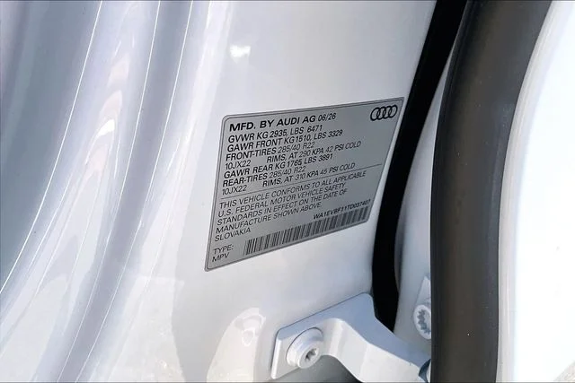 New 2026 White/off-white Audi 55 Premium Plus image 35
