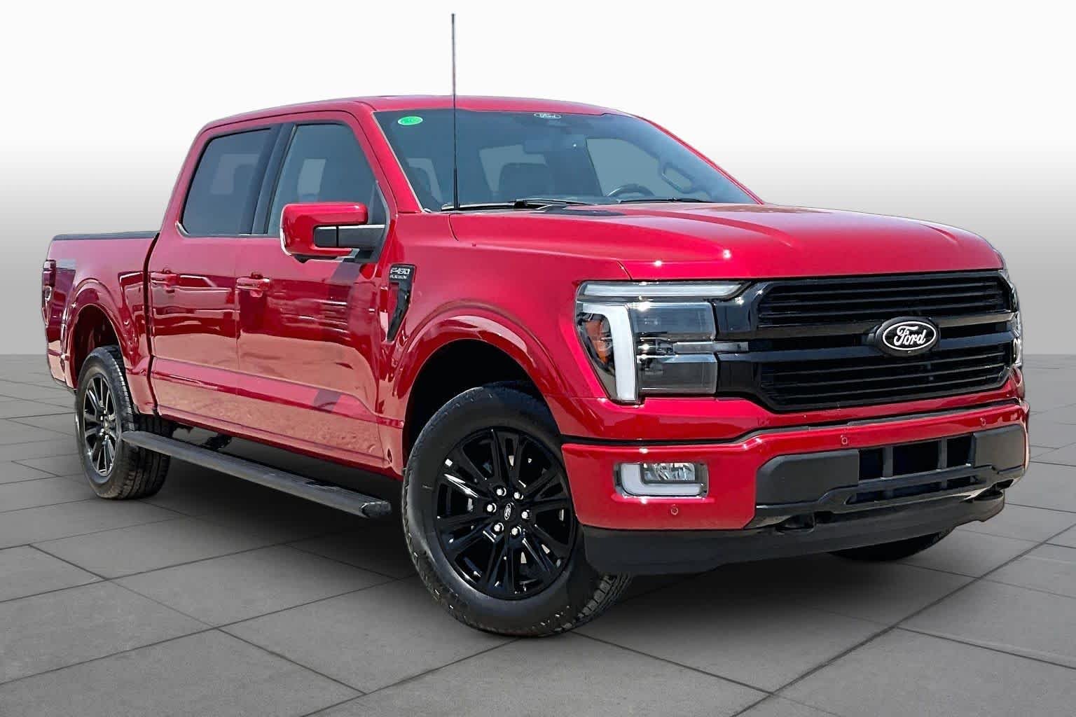 Used 2025 Rapid Red Metallic Tinted Clearcoat Ford Platinum image 3