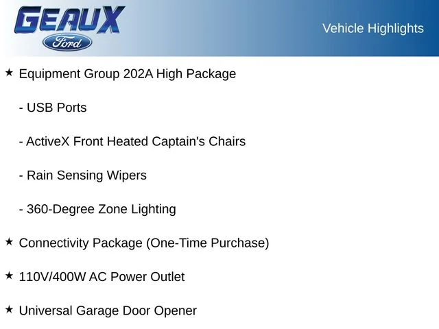 Certified Used 2025 Oxford White Ford Active image 54