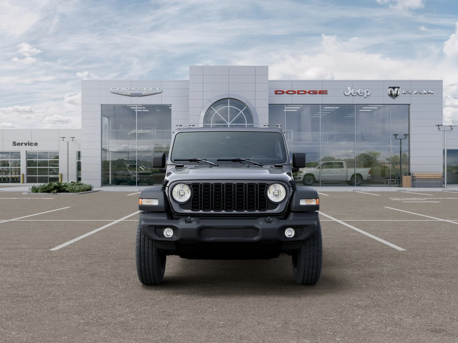 New 2026 Granite Crystal Metallic Clear-Coat Exterior Paint Jeep Sport image 33