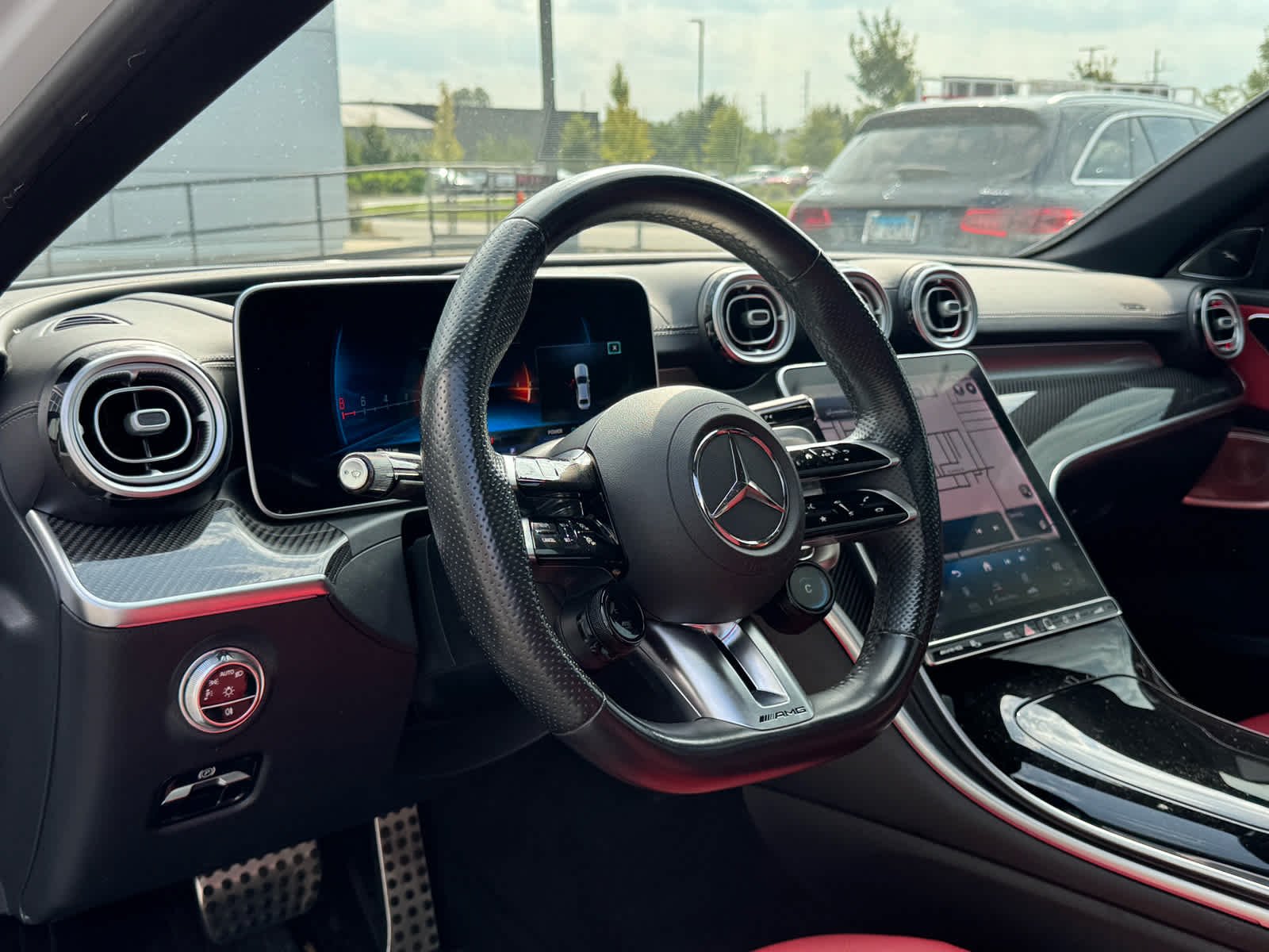 Certified Used 2023 MANUFAKTUR Moonlight White Metallic Mercedes-Benz AMG® C 43 image 15