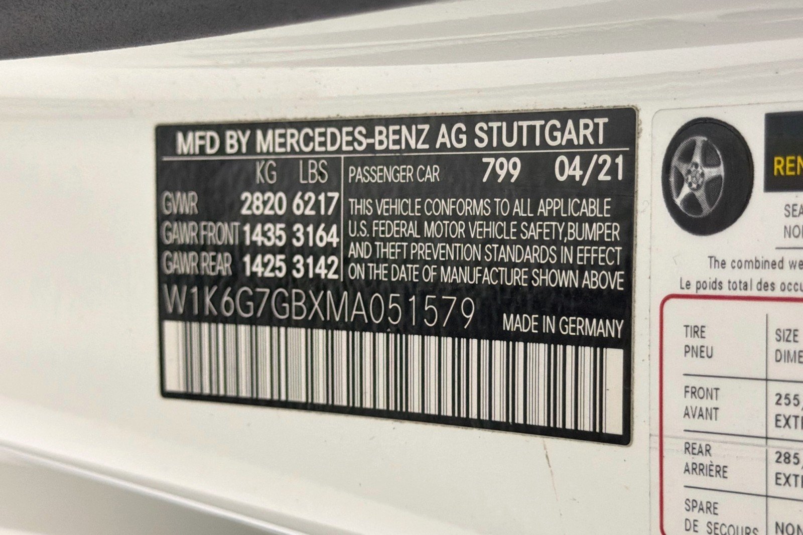 Certified Used 2021 designo Diamond White Mercedes-Benz S 580 image 27