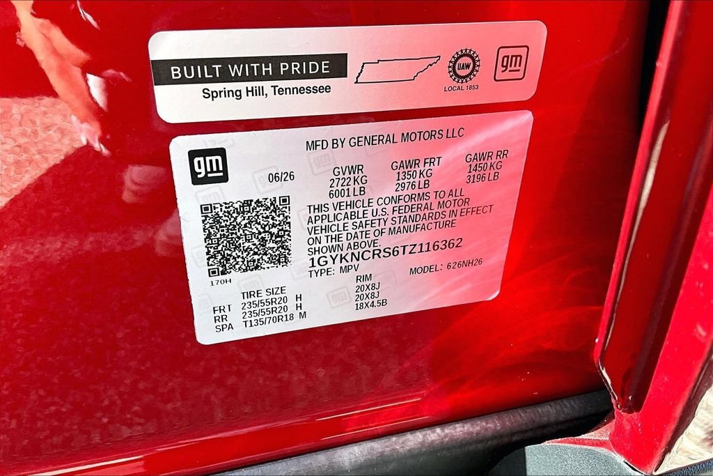 New 2026 Radiant Red Tintcoat Cadillac Premium Luxury image 14
