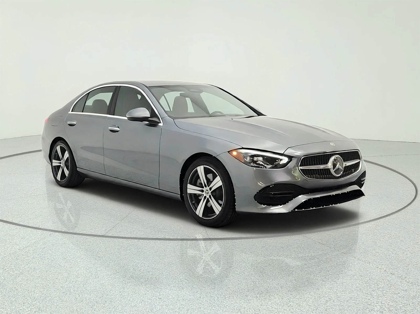 Certified Used 2022 Selenite Grey Metallic Mercedes-Benz C 300 Sedan image 3