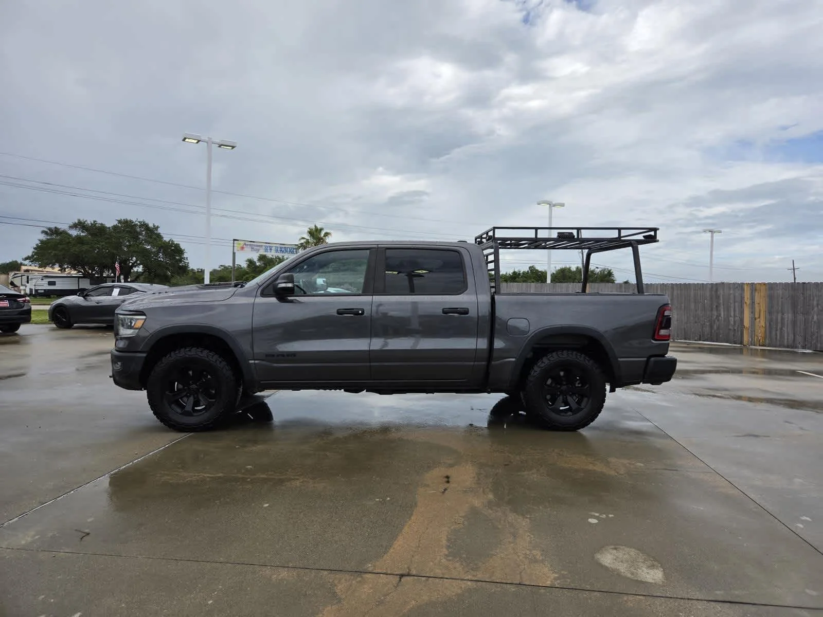 Used 2022 Granite Crystal Metallic Clearcoat Ram Rebel image 2