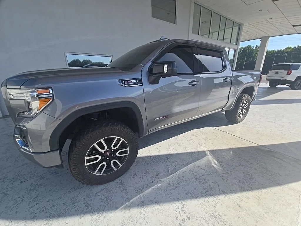 Used 2022 Satin Steel Metallic GMC AT4 image 1