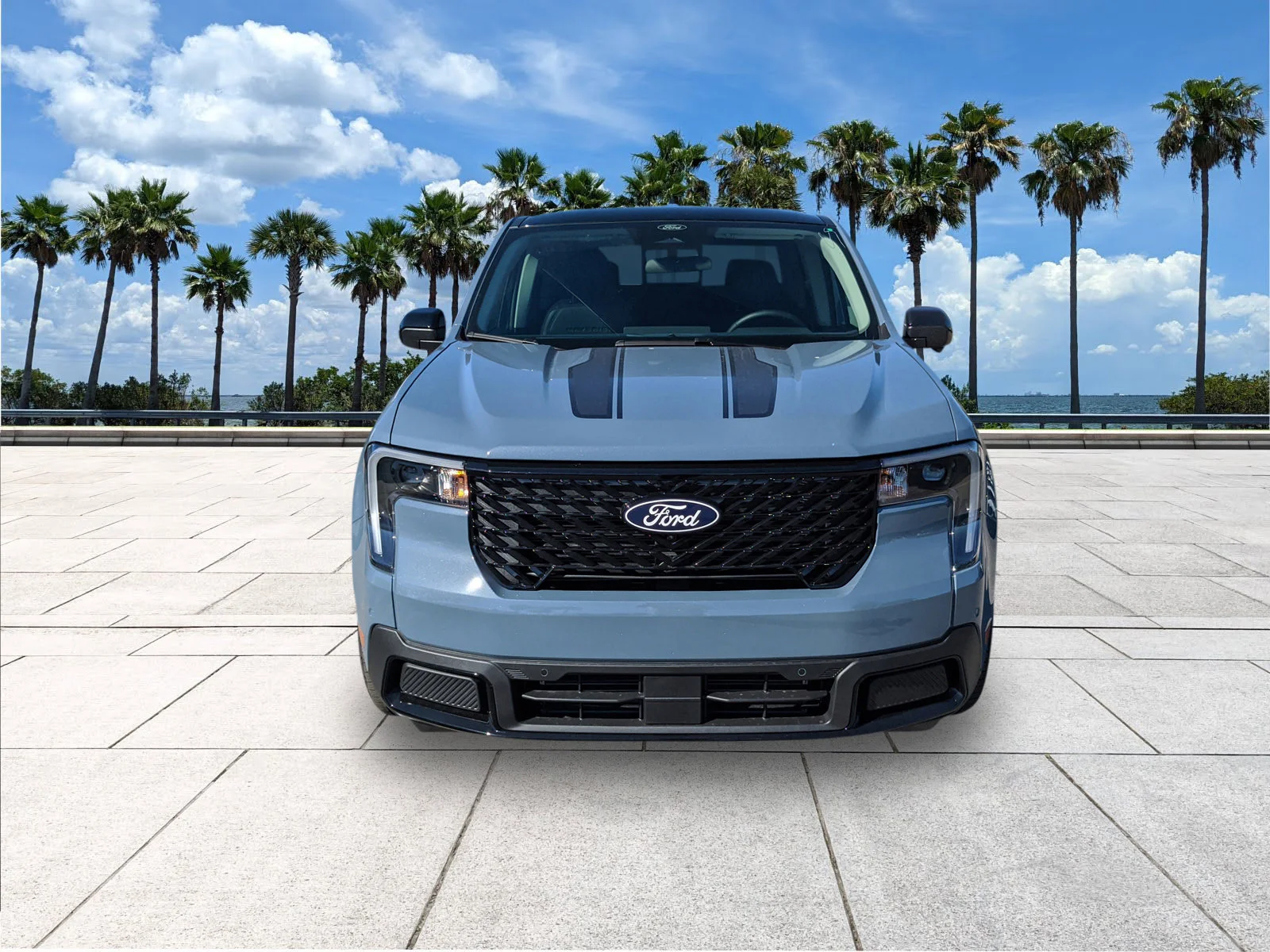 New 2026 Azure Gray Metallic Tri-Coat Ford Lariat® image 3