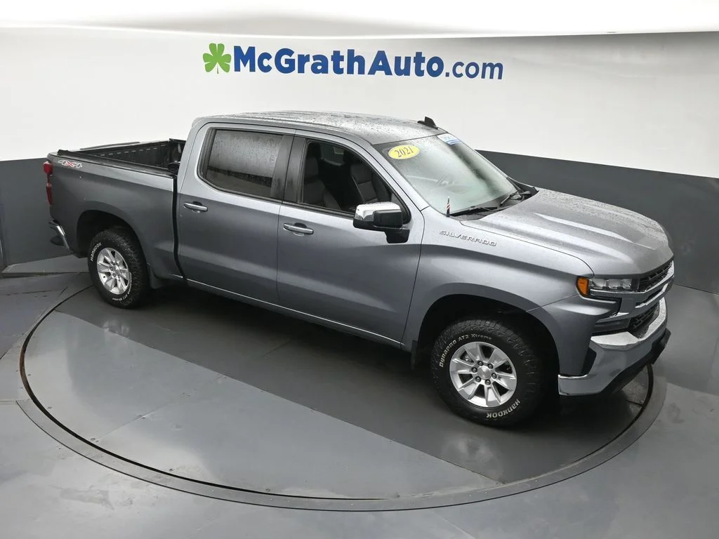 Certified Used 2021 Gray Chevrolet LT image 3
