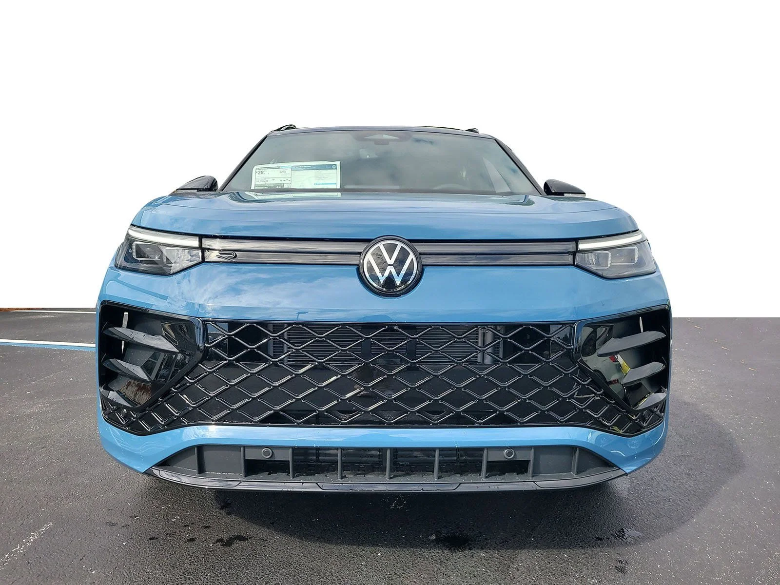 New 2026 Monterey Blue W/Deep Black Roof Volkswagen 2.0T SE R-Line Black image 3