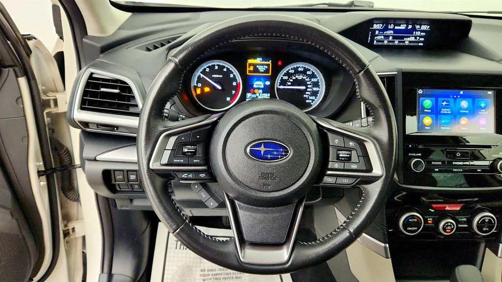 Used 2022 Crystal White Pearl Subaru Premium CVT w/ Blind Spot Detection & Power Rear Gate image 13