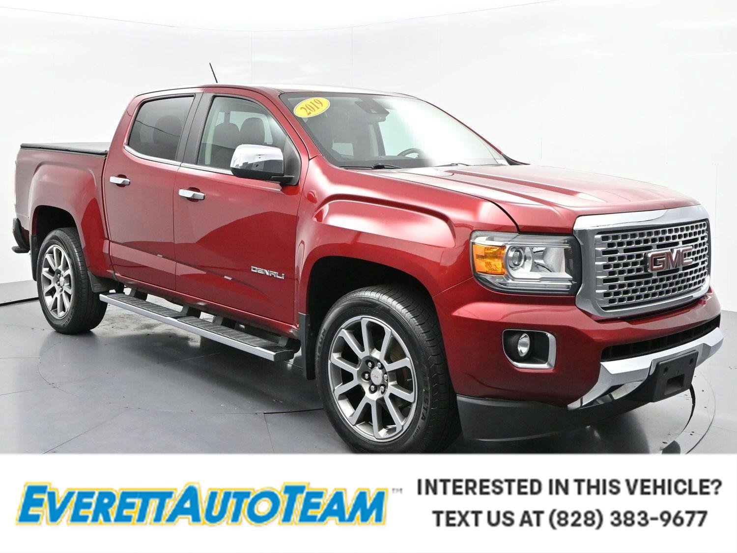 Red Quartz Tintcoat 2019 GMC Canyon Pickup Truck Four-Wheel Drive 8-Speed Automatic