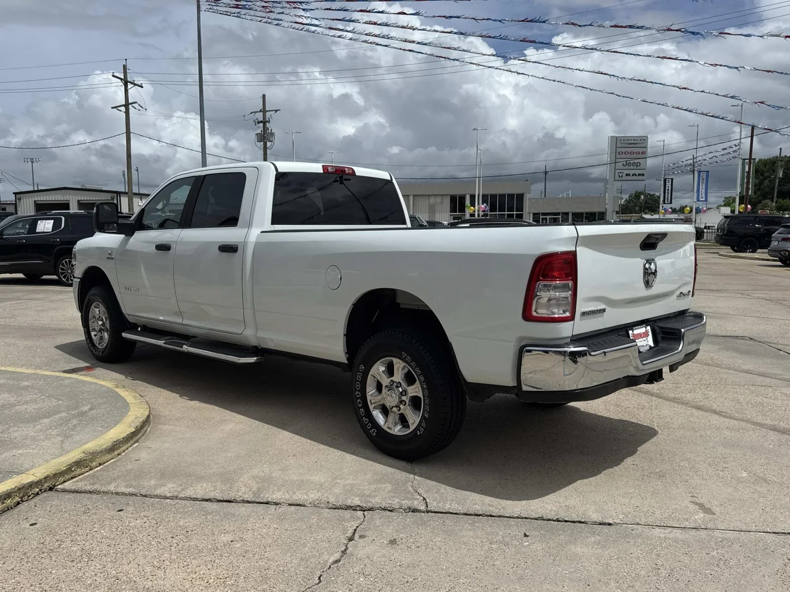 Used 2024 Bright White Clearcoat Ram Big Horn image 5