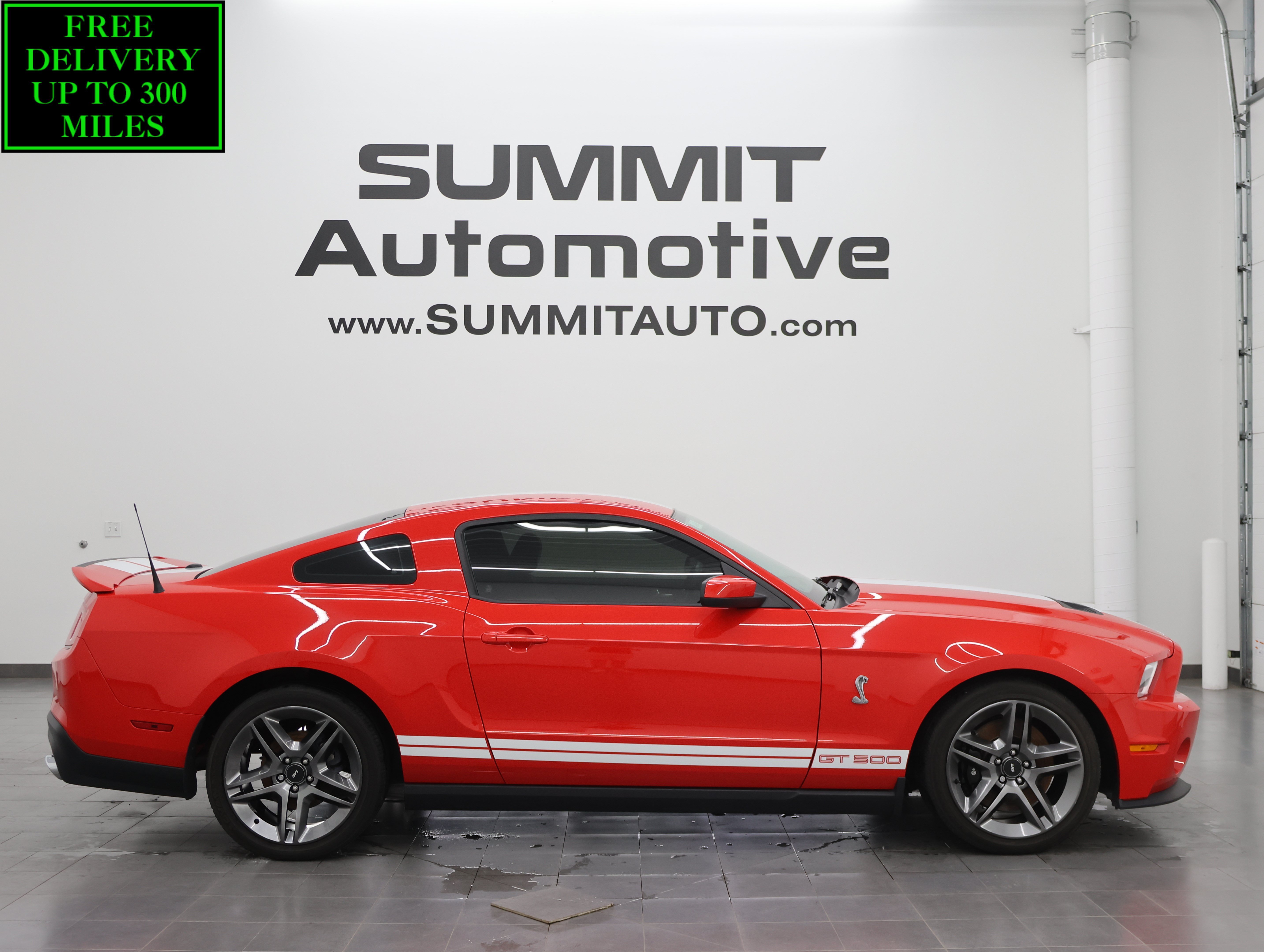 Used 2011 Race Red Ford GT500 Coupe: GT500-6 SPEED STICK-HID LIGHTS-ROUSH EXHAUST image 1