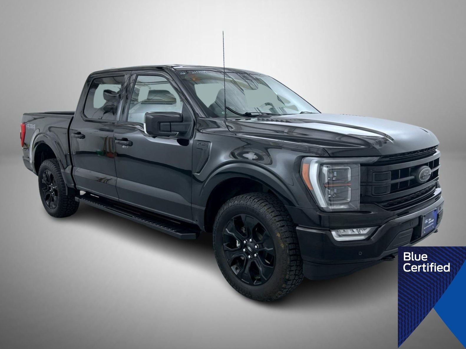 Certified Used 2022 Black Metallic Ford Lariat image 3