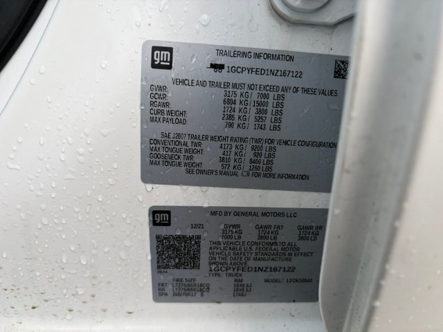 Used 2022 White Chevrolet LT Trail Boss image 25