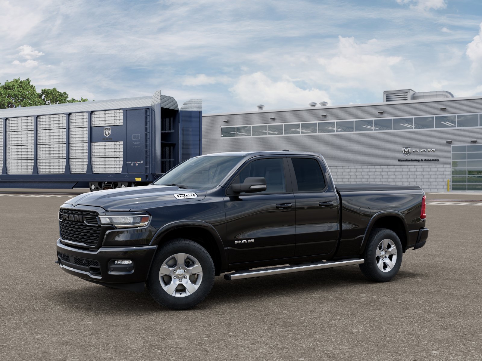 New 2026 Diamond Black Crystal Pearl-Coat Exterior Paint RAM BIG HORN image 11